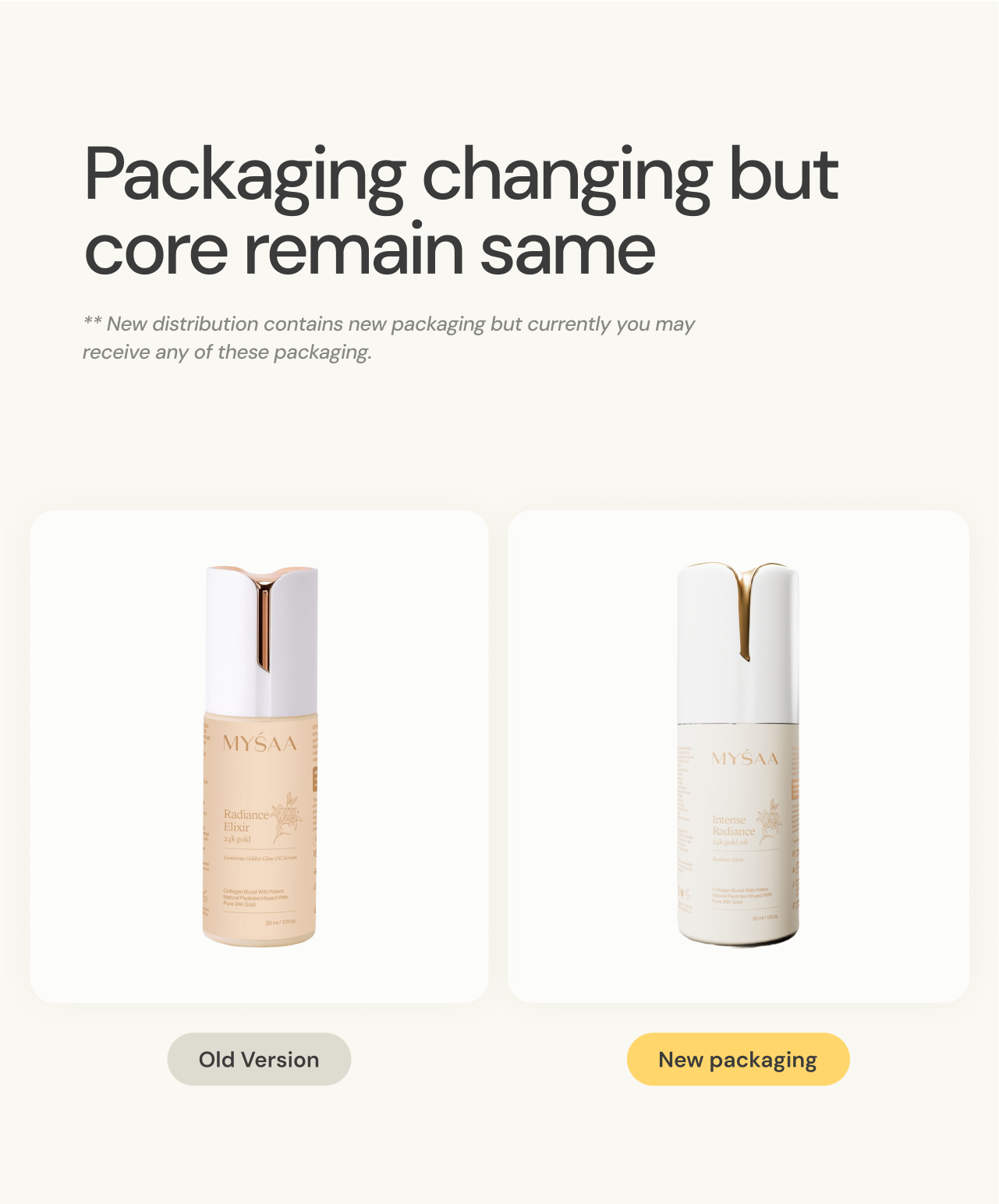 Intense Radiance 24k gold oil | Radiance Elixir