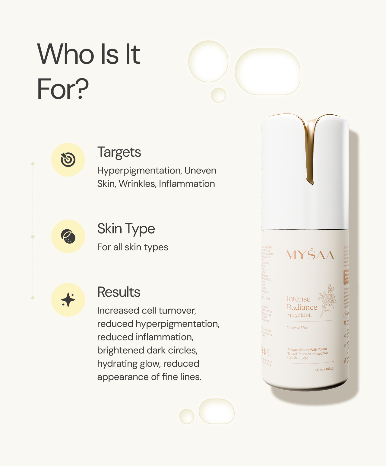 Intense Radiance 24k gold oil | Radiance Elixir