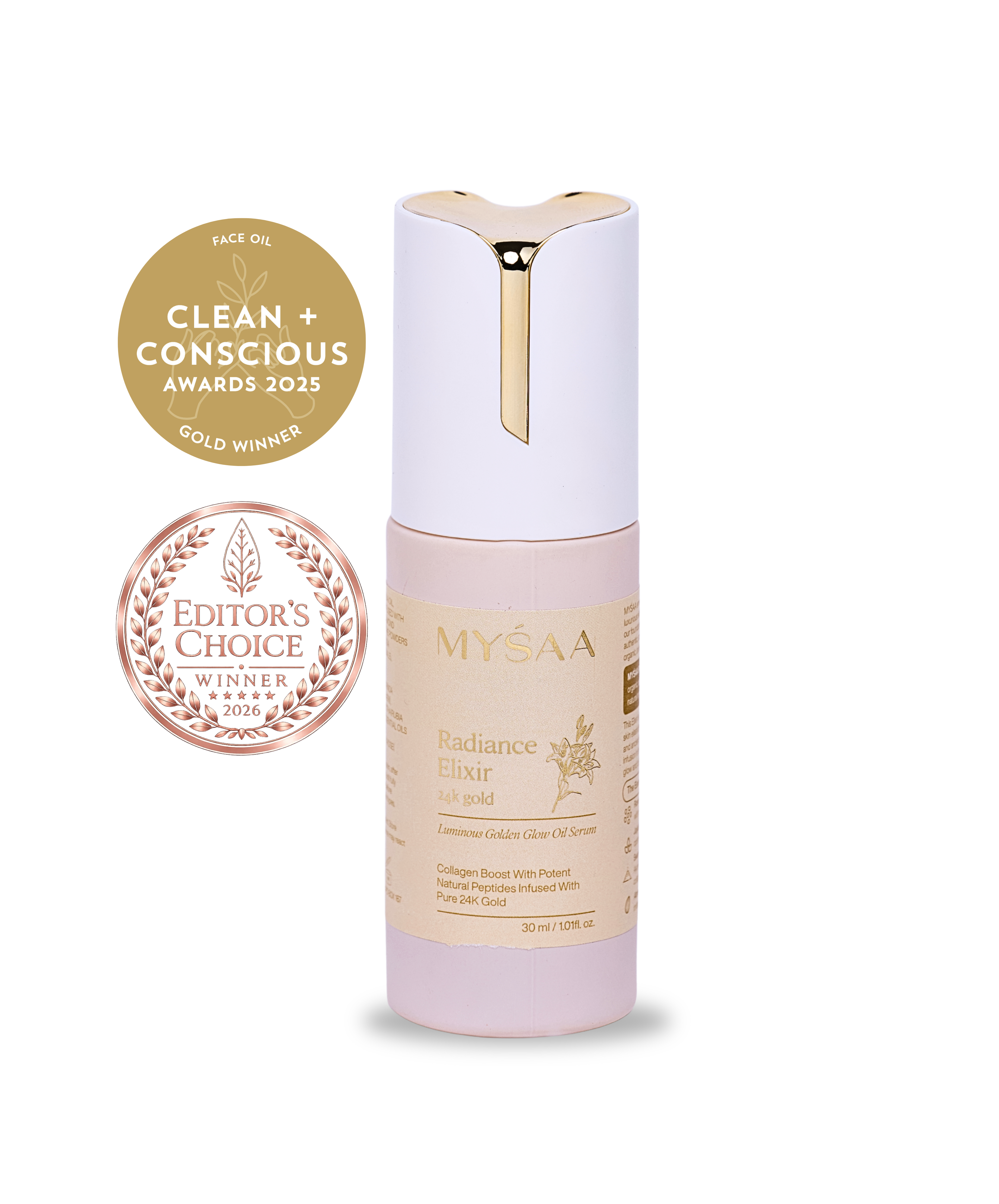 Radiance Elixir 24k Gold Oil |  Luminous Golden Glow Oil Serum
