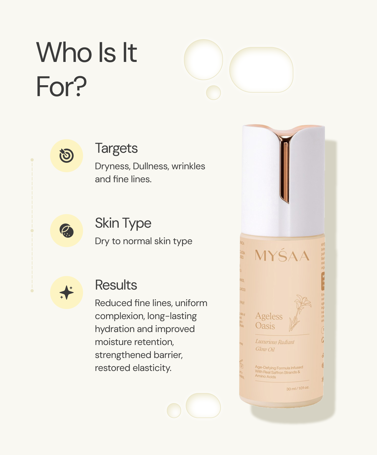 Ageless Oasis| Luxurious Radiant Glow Oil