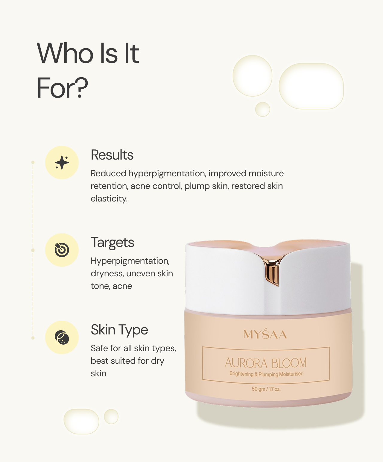 Aurora Bloom | Brightening & Plumping Moisturiser