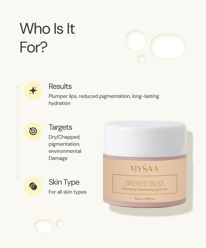 Brewed Bliss | Exfoliating & Revitalising Lip Scrub
