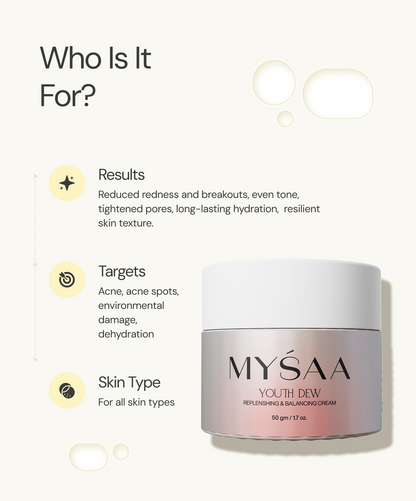 Youth dew |  Replenishing & Balancing Cream